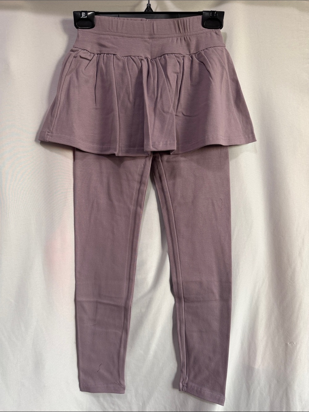 Girls Mauve Skirted Leggings - Everyday Stretch Bottoms XS257